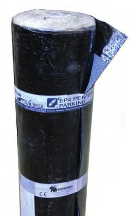 4 C1 - Tjocklek 4,3 mm, vikt 4,9 kg/m 2 5 C1 - Tjocklek 5,0 mm, vikt 5,7 kg/m 2 EP4 & EP5 Performa Parking används som enlags- eller flerlagstäckning