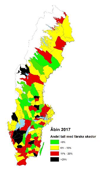 älgbetesinventeringen är det viktigt att följa förändringar över tid för att se effekten av vidtagna åtgärder samt för att få förståelse för variationer mellan år och orsaken till dessa.