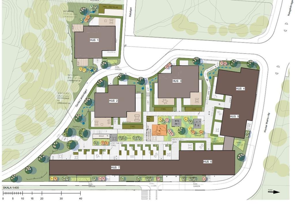 DANDERYDS KOMMUN Tjänsteutlåtande 4 (7) genom viktning av pris och kvalitet visar att JM AB/Seniorgården AB/AB Borätt får högst sammanlagd poäng av de inlämnade tävlingsbidragen.