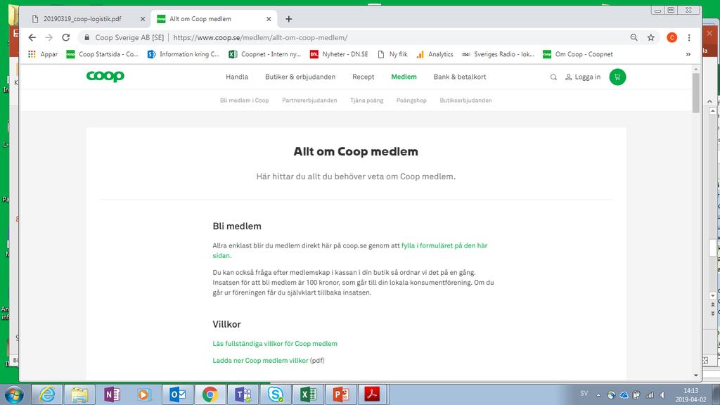 Hur ser medlemmen sitt eventuella poängförfall?