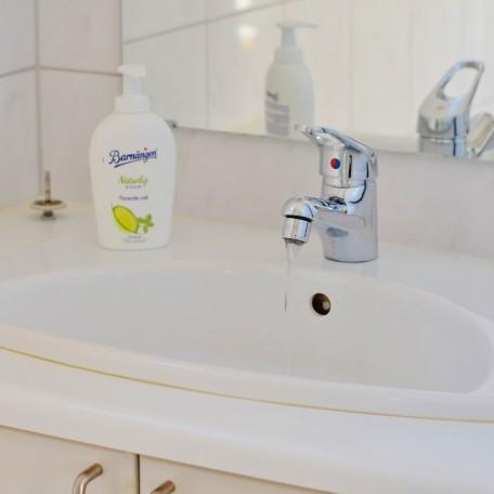 med tvättmaskin och