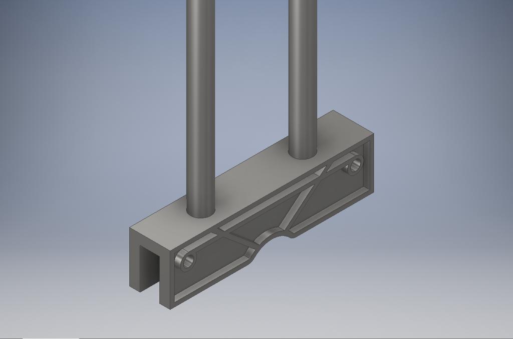 6 FÖRSTÄRKNINGSANALYS AV CAD-MODELL I ZINK Eftersom tillverkaren Zinkteknik säger att styrkan endast sitter i gjutskinnet och att detta är ungefär 1mm tjock så skapades koncepten i zink i försök att