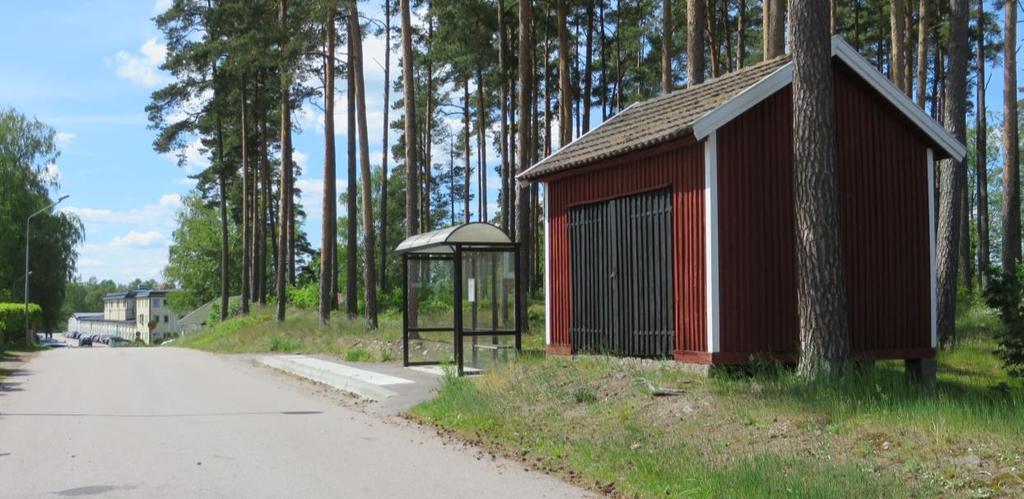 Stenbergsvägen som anlades under 1910-talet.