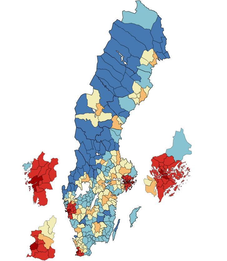 Föreningsliv Kommungrupp % av medlemmar 0-12 år % folkmängd 0-12 år % av medlemmar 13-20 år % folkmäng d 13-20 år % av medlemma r 21- år % folkmäng d 21- år % av medlemma r totalt % folkmän gd totalt