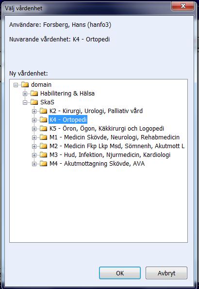 MELIOR JOURNAL text OBS då du kommer in i journalen ser du