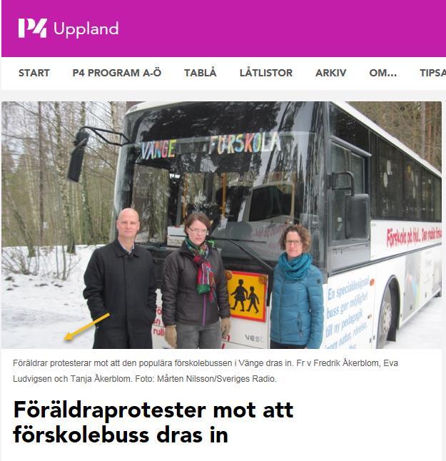 Förskolebussar blir alltmer populära Stötte