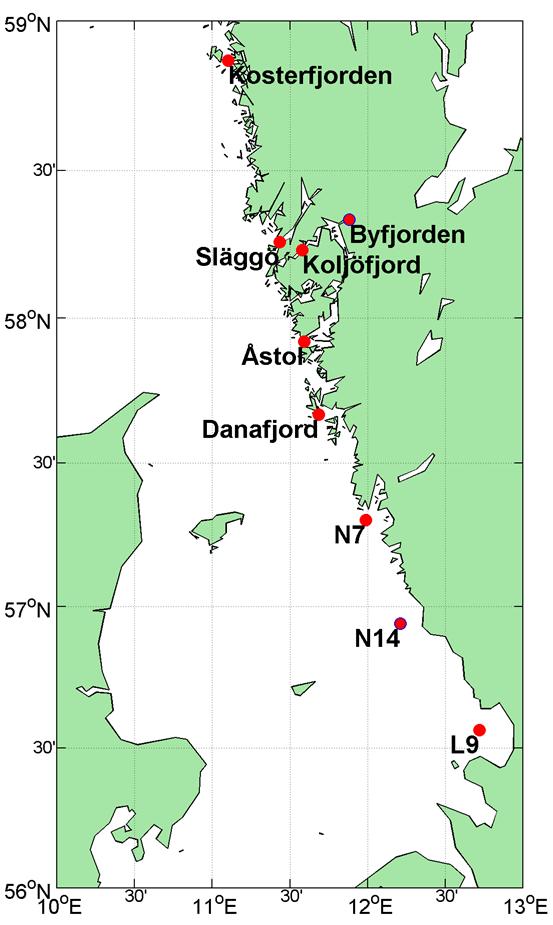 1 Gulf of Bothnia The generally small differences in chlorophyll between months resulted in small differences also between compared seasonal periods (Figure 3.12).