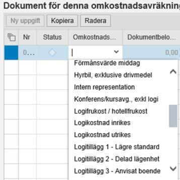 TJÄNSTERESA Registrering för