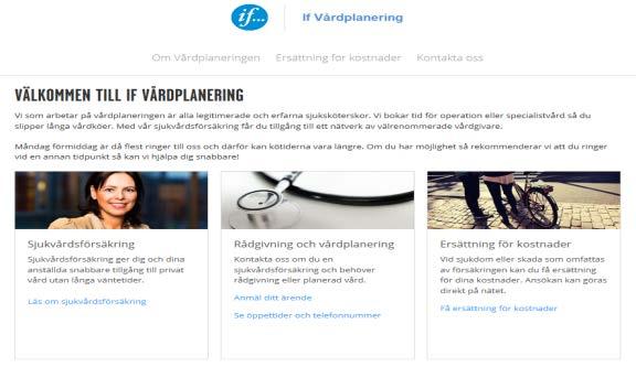 Skadeanmälan via telefon, mejl eller web SMS-bekräftelse med länk för om-