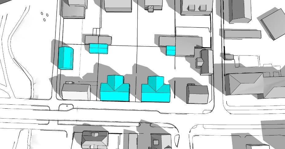 Planförslaget medför inte någon väsentligt ökad skuggning inom planområdet