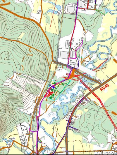 6 Lokalisering av det planerade energi och miljöcenter Utformningen och placering av reningsverket och kringliggande verksamheter, med en energianläggning kommer att i