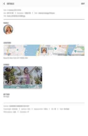 Visa information för bilder och videoklipp Du kan visa filinformation som människor, plats och grundläggande information.