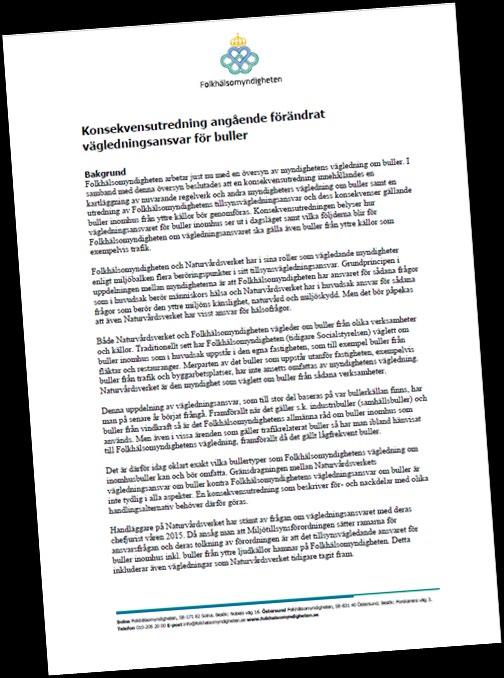 Litteraturgenomgång buller