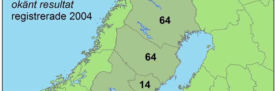 Häckningar med okänt resultat