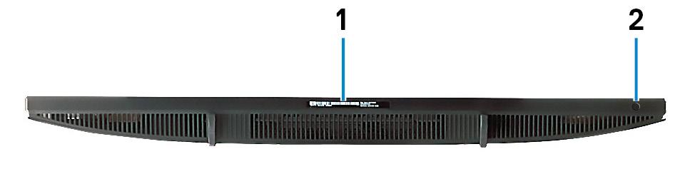 3 Nätverksport Ansluter till en Ethernet-kabel (RJ45) från en router eller ett bredbandsmodem för åtkomst till nätverk och Internet. 4 USB 2.