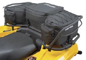 Mjuk 45-liters lastväska som passar fordonets bakre eller främre