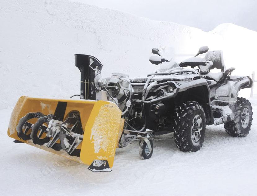 52 SNÖSLUNGA WINTER PRO V. 2 Med Winter Pro snöslunga, går vintersysslorna snabbt och lätt.