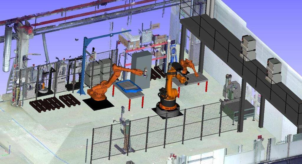 Principiellt nytt arbetssätt Istället för att modellera anläggningen i CAD 1.