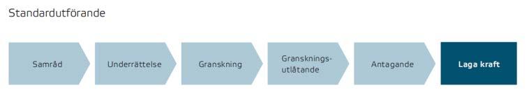 Sida 2 av 8 Behovsbedömning en bedöms vara av begränsad betydelse och inte av allmänt intresse. Då planen också är förenlig med översiktsplanens intentioner avses den att handläggas med s.k. standardförfarande.