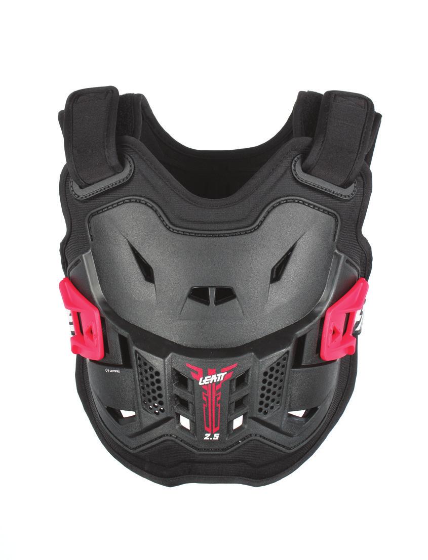 2.5 JUNIOR CHEST PROTECTOR KIDS 110-134cm (4 3-4 8 ft) GB 2 D 8 IT 12 FR 16 ES 20 BP 24 NL 28 SV 32 JP 36 READ BEFORE USE