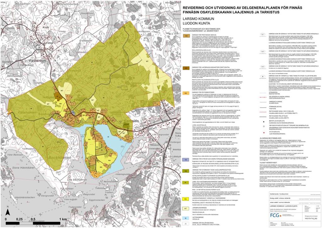 FCG SUUNNITTELU JA TEKNIIKKA OY PLANBESKRIVNING 14 (30) Mellersta Österbottens och Jakobstadsområdets räddningsverk Österbottens museum Social- och hälsovårdsverket, Jakobstad, hälsoinspektionen 3.