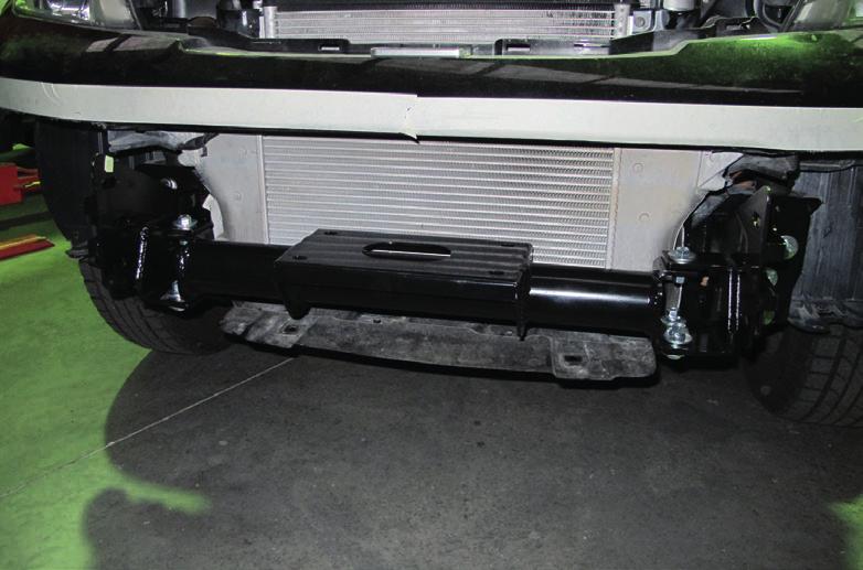 If winch is being installed, refer to winch installation instructions, Pages 6-7.