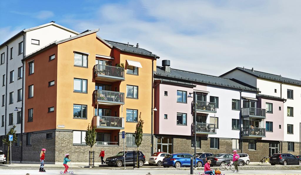 Österåker växer. Exempel på nybyggt område är Kanalstaden i Åkersberga.