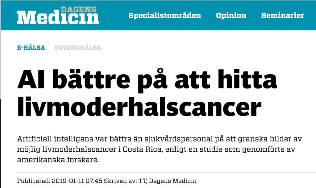 AI inom medicinsk