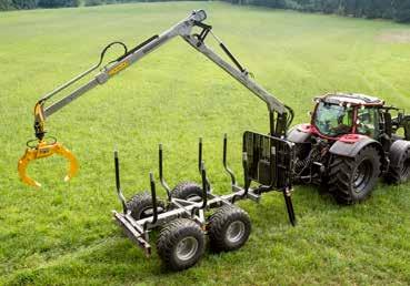 Trejon Multiforest materialval: Strenx och Hardox höghållfastighetsstål är