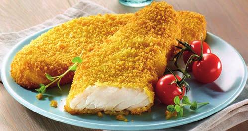 40 X 150-G PICKENPACK ALASKA- SEELACHSFILET in Knusperpanade,