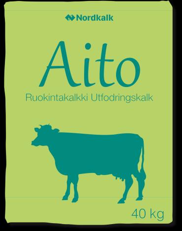 Aito Utfodringskalk, som främst är avsett för mjölkkor Nordkalk