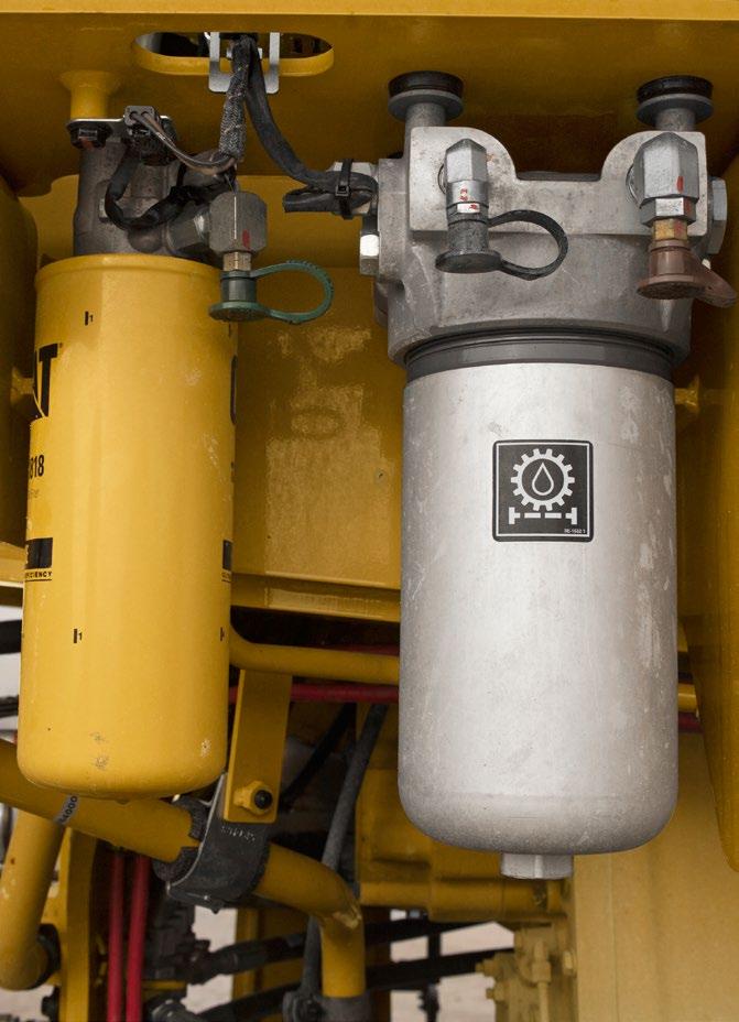 Styrsystem Den säkra och noggranna lastarkontrollen i 986K, baseras på den lastavkännande hydraulikens styrsystem. Förbättra effektiviteten med våra kolvpumpar med variabel slagvolym.