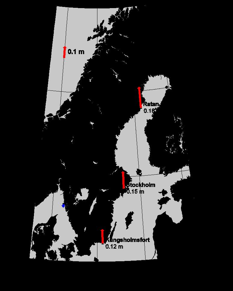 Old slide from 2006: Mean Sea Level (MSL) for