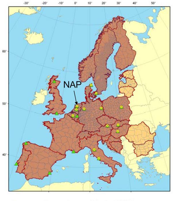 EVRS och EVRF2007 Denna NAP-nivå var ursprungligen medelnivån vid högvatten under sommartid 1683-1684.
