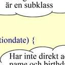 existerande klass