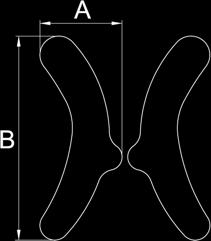 S (kardborre) - Support Vri omkrets: 160-240 mm par 37721 Vrihållare Soft