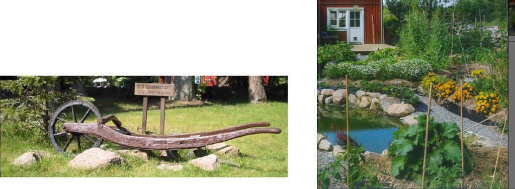 kålgården = trädgården där grönsakerna växer, humlegården, örtagården och fruktgården.