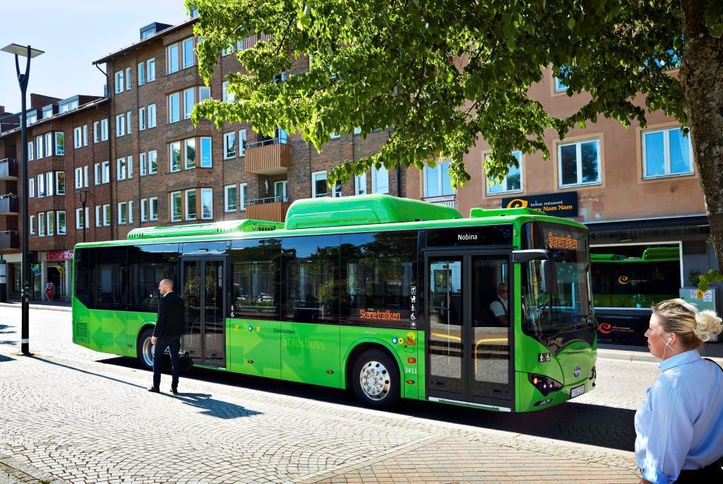 Stadstrafik i Ängelholm KM = Kvalitetsmätning med kundenkäter ombord på bussen. Kunder ger betyg 0-10 på varje fråga.