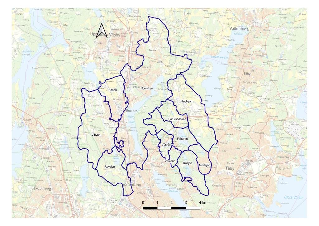 Recipientberäkningar för sjöar och åar i Sollentuna och Upplands