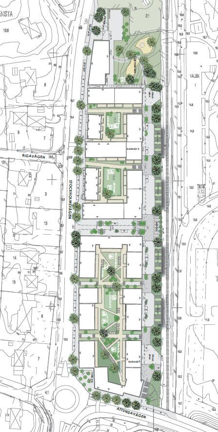 Luftkvalitetsutredning fastigheterna Strömmingen 1 7 i Täby Spridningsberäkningar för halter av partiklar (PM10) och