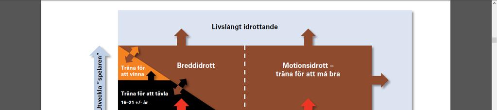Vad riktlinjerna säger om barnidrott Bra att hålla på med flera olika idrotter Träningen ska vara allsidig, glädjefylld och utgå från barnens utvecklingsnivå Fokus på lärande istället för resultat