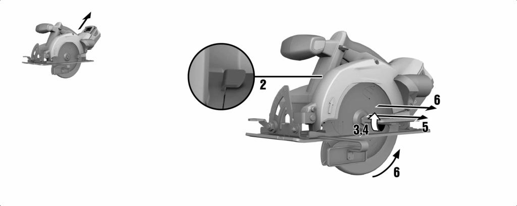 Totalt vibrationsvärde (vektorsumman av tre riktningar), fastställt i överensstämmelse med EN 62841 SCW 22-A Vibrationsemissionsvärde, sågning i trä (A h, W ) 0,76 m/s² Osäkerhet (K) 1,5 m/s² 5