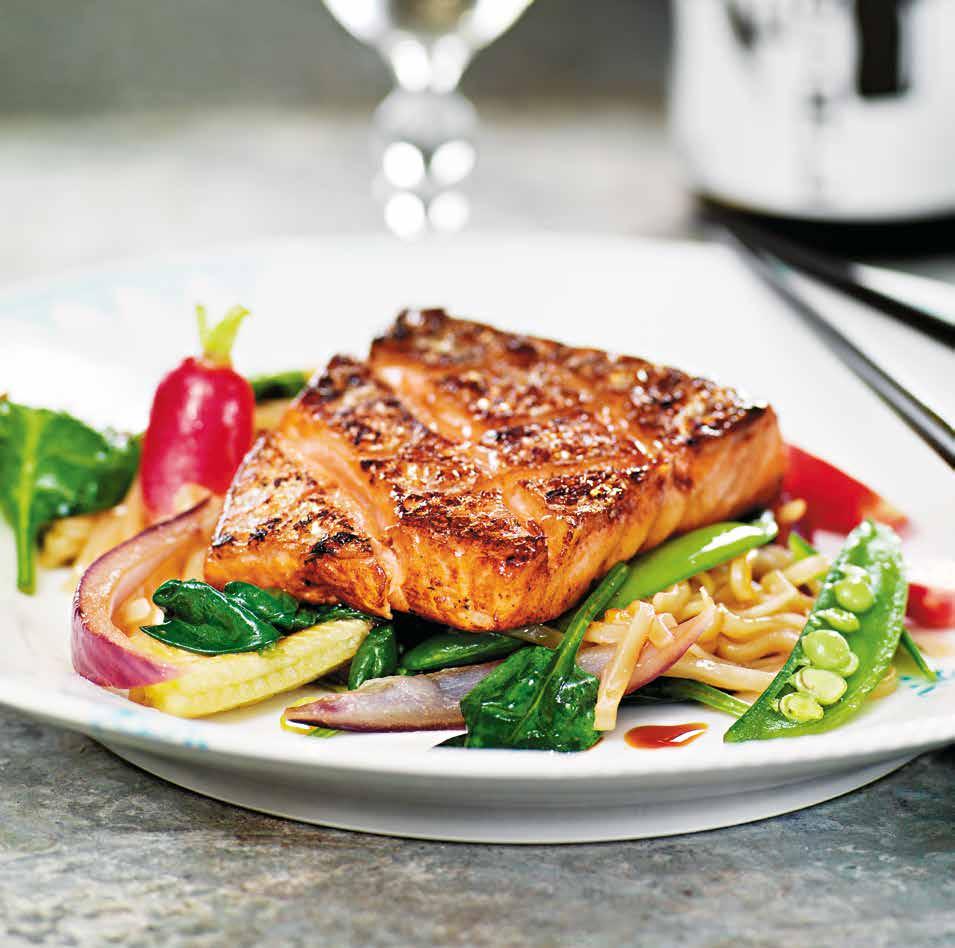 JENNIE WALLDÉNS teriyakilax med nudelsallad port.
