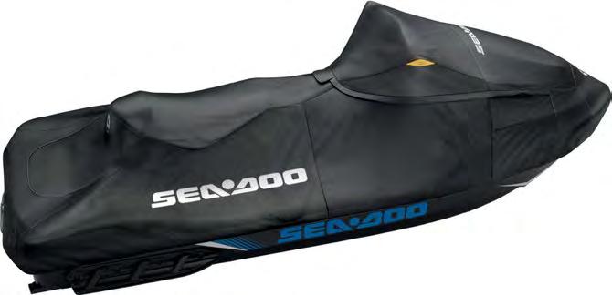 Mjukt inlägg skyddar paneler mot repor. Områden där större slitage förekommer är förstärkta med dubbla lager. Passar perfekt till din vattenskoter, med eller utan Sea-Doo-tillbehör.