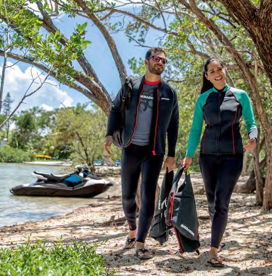 Våtdräkter / Rashguards 44 FÖRARUTRUSTNING Elegant och värmande
