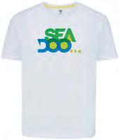 T-tröja med rund hals. Sea-Doo-logotyp.