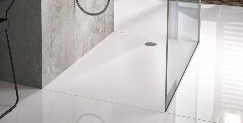 Exelis Anpassade duschkar finns tillgängliga i alla Silestonefärger plus sandblästrade remsor (halkskydd) Ultrafine KLASS C DIN 51097:1992.