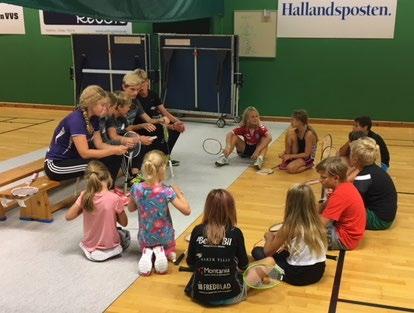 6 Andra händelser, arrangemang och utmärkelser 6.1 Skollovsverksamhet Som flera år tidigare erbjöd klubben lovlediga barn och föräldrar att spela badminton.