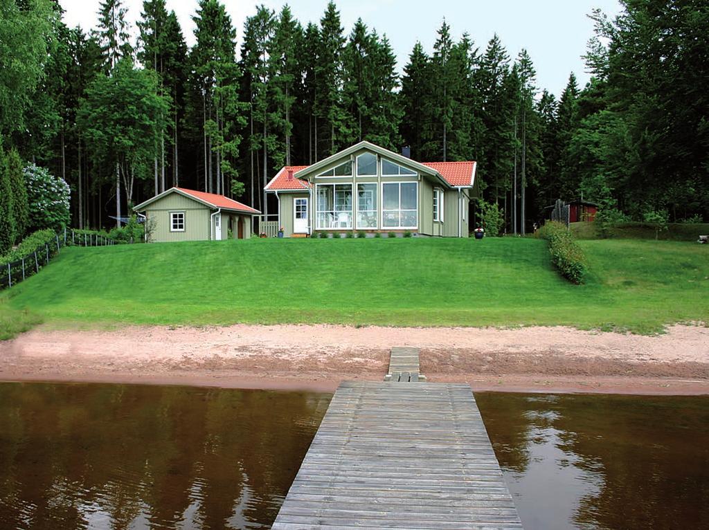Sätt egen prägel på din fritid Vår standard uppfyller högt ställda krav på funktion, kvalitét och design. Vill du sätta egen prägel på ditt fritidshus så finns det ett stort urval av olika tillval.