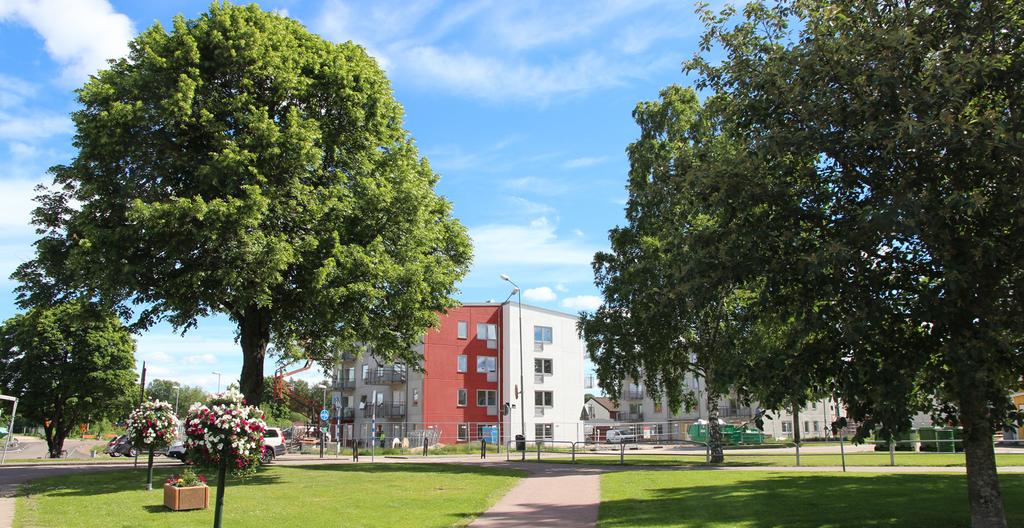 32 nya lägenheter Viktiga händelser under året 2017 Nybyggda kvarteret Svanen i Forshaga. Befolkningstillväxt Vi fortsätter att öka i antalet invånare.
